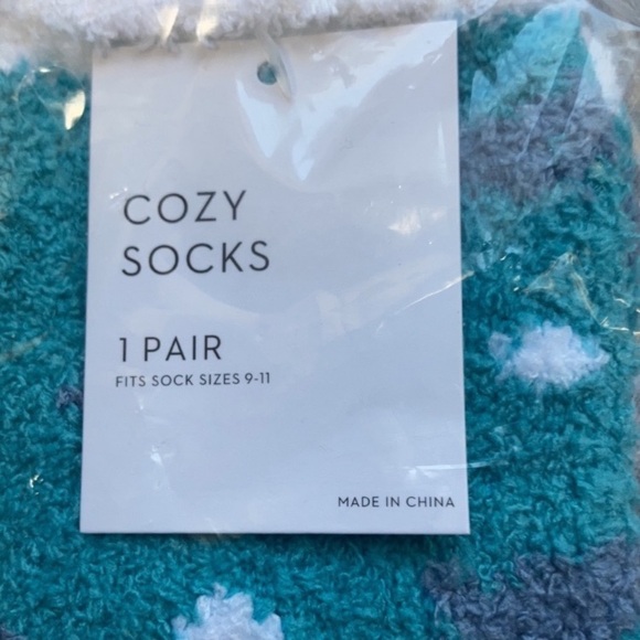 Cozy animal CAT sock crew length with feather mice Cat Toys - Picture 11 of 16